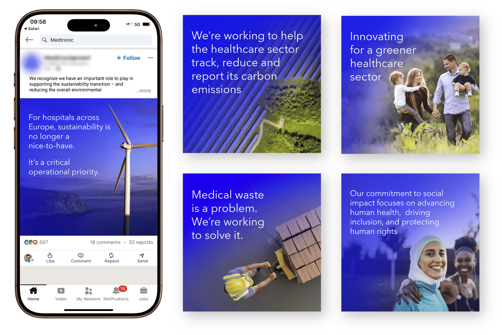 LinkedIn Posts carousel